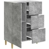 Kabalas Betono pilka 66 x 34,5 x 90 cm Apdirbta mediena