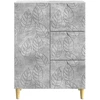 Kabalas Betono pilka 66 x 34,5 x 90 cm Apdirbta mediena