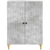 Kabalas Betono pilka 66 x 34,5 x 90 cm Apdirbta mediena