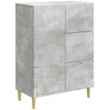 Kabalas Betono pilka 66 x 34,5 x 90 cm Apdirbta mediena