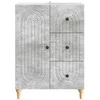 Kabalas Betono pilka 66 x 34,5 x 90 cm Apdirbta mediena