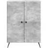 Kabalas Betono pilka 66 x 34,5 x 90 cm Apdirbta mediena