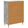 Kabalas Betono pilka 66 x 34,5 x 90 cm Apdirbta mediena