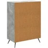 Kabalas Betono pilka 66 x 34,5 x 90 cm Apdirbta mediena