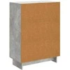 Kabalas Betono pilka 66 x 34,5 x 90 cm Apdirbta mediena