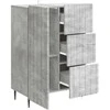 Kabalas Betono pilka 66 x 34,5 x 91,5 cm Apdirbta mediena