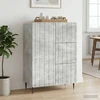 Kabalas Betono pilka 66 x 34,5 x 92 cm Apdirbta mediena