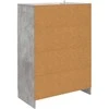 Kabalas Betono pilka 66 x 34,5 x 92 cm Apdirbta mediena