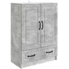 Kabalas Betono pilka 66 x 34,5 x 92 cm Apdirbta mediena
