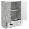 Kabalas Betono pilka 66 x 34,5 x 92 cm Apdirbta mediena