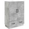 Kabalas Betono pilka 66 x 34,5 x 92 cm Apdirbta mediena