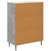 Kabalas Betono pilka 66 x 34,5 x 92 cm Apdirbta mediena