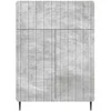 Kabalas Betono pilka 66 x 34,5 x 92 cm Apdirbta mediena