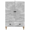 Kabalas Betono pilka 66 x 34,5 x 95 cm Apdirbta mediena
