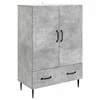 Kabalas Betono pilka 66 x 34,5 x 95 cm Apdirbta mediena