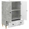 Kabalas Betono pilka 66 x 34,5 x 95 cm Apdirbta mediena
