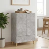 Kabalas Betono pilka 66 x 34,5 x 95 cm Apdirbta mediena