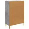 Kabalas Betono pilka 66 x 34,5 x 95 cm Apdirbta mediena
