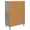 Kabalas Betono pilka 66 x 34,5 x 97 cm Apdirbta mediena