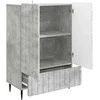 Kabalas Betono pilka 66 x 34,5 x 97 cm Apdirbta mediena