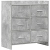 Kabalas Betono pilka 75 x 33 x 80 cm Apdirbta mediena