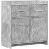 Kabalas Betono pilka 75 x 36 x 80 cm Apdirbta mediena