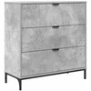 Kabalas Betono pilka 79,5 x 33 x 82 cm Apdirbta mediena