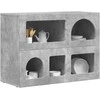 Kabalas Betono pilka 80.5 x 35 x 59 cm Apdirbta mediena