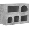 Kabalas Betono pilka 80.5 x 35 x 59 cm Apdirbta mediena