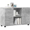 Kabalas su lentyna FLORIN Betono pilka 88,5 x 30,5 x 55,5 cm
