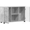 Kabalas su lentyna FLORIN Betono pilka 88,5 x 30,5 x 55,5 cm