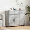 Kabalas su lentyna FLORIN Betono pilka 88,5 x 30,5 x 73 cm