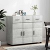 Kabalas su lentyna FLORIN Betono pilka 88,5 x 30,5 x 73 cm