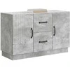 Kabalas Betono pilka 89 x 34,5 x 57 cm Apdirbta mediena
