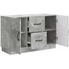 Kabalas Betono pilka 89 x 34,5 x 57 cm Apdirbta mediena