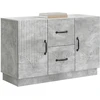 Kabalas Betono pilka 89 x 34,5 x 57 cm Apdirbta mediena