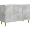 Kabalas Betono pilka 89 x 34,5 x 60 cm Apdirbta mediena