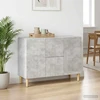 Kabalas Betono pilka 89 x 34,5 x 60 cm Apdirbta mediena