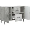 Kabalas Betono pilka 89 x 34,5 x 60 cm Apdirbta mediena