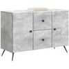 Kabalas Betono pilka 89 x 34,5 x 60 cm Apdirbta mediena