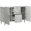 Kabalas Betono pilka 89 x 34,5 x 62 cm Apdirbta mediena