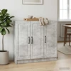 Kabalas Betono pilka 89 x 34,5 x 77 cm Apdirbta mediena
