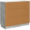 Kabalas Betono pilka 89 x 34,5 x 77 cm Apdirbta mediena