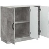 Kabalas Betono pilka 89 x 34,5 x 77 cm Apdirbta mediena