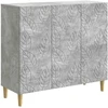 Kabalas Betono pilka 89 x 34,5 x 80 cm Apdirbta mediena