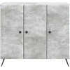 Kabalas Betono pilka 89 x 34,5 x 80 cm Apdirbta mediena