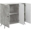 Kabalas Betono pilka 89 x 34,5 x 80 cm Apdirbta mediena
