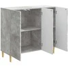 Kabalas Betono pilka 89 x 34,5 x 80 cm Apdirbta mediena