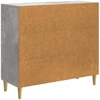 Kabalas Betono pilka 89 x 34,5 x 80 cm Apdirbta mediena