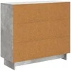 Kabalas Betono pilka 89 x 34,5 x 80 cm Apdirbta mediena